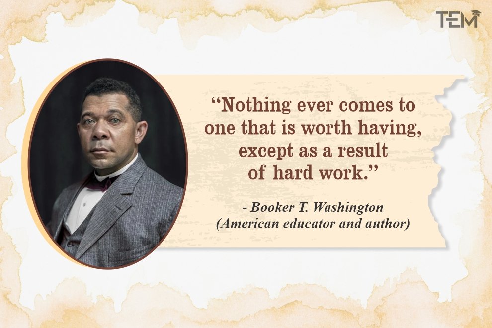 Booker T. Washington Quote